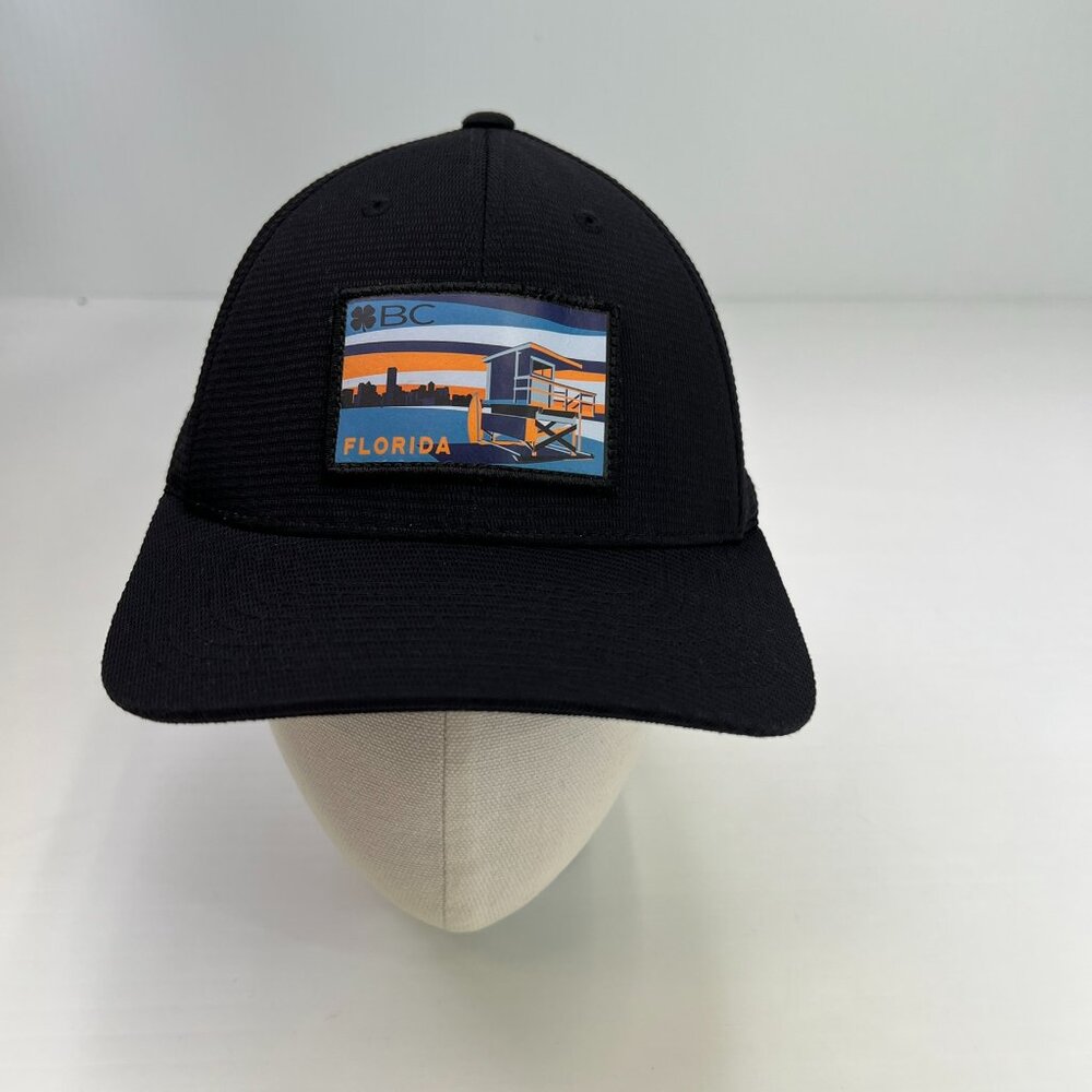 Black Clover Hat Men Extra Large Live Lucky Florida Beach Surf Party Gym Core Ex